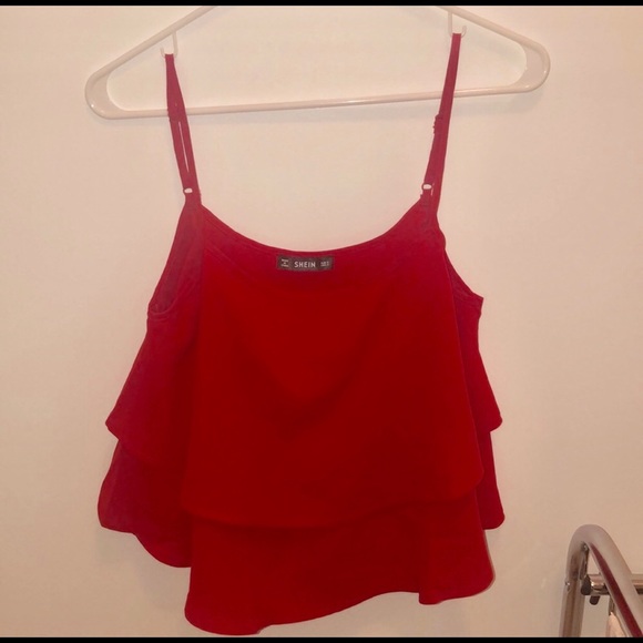 cute red tank top